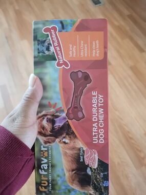 Ultra Durable Dog Chew Toy - Brown